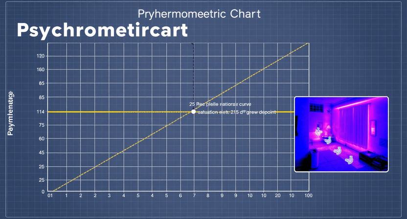 Diagramma psicrometrico: muffa da condensa