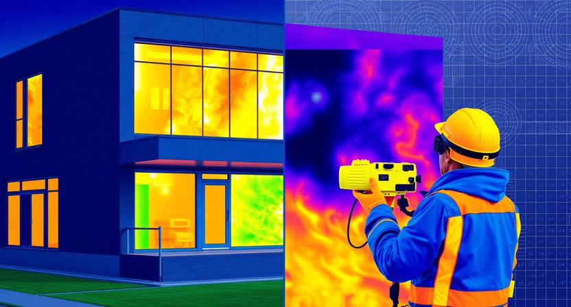 Termografia per l&rsquo;edilizia e per l&rsquo;industria